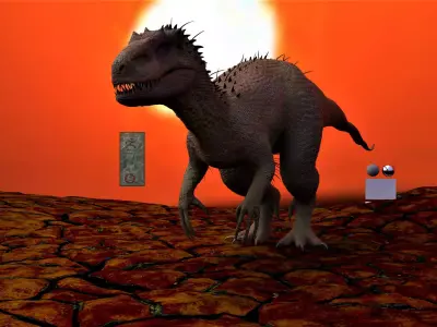 irex dinosaur  3D model