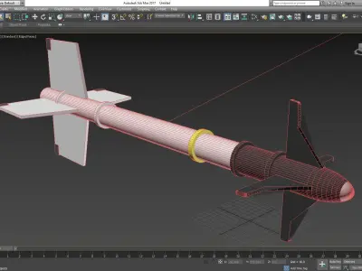 Missile Guided 3D model