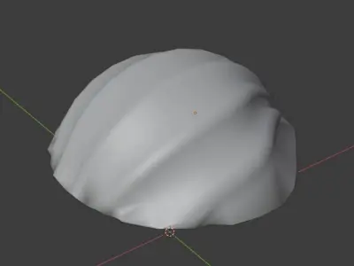 Simple Beach Shell Free 3D model