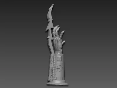 The hand of the predator 3D print model