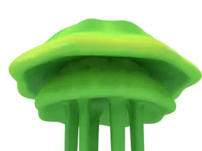 Jellyfish Green 3D model