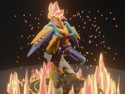 Burn Rooster 3D model