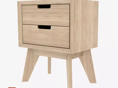  Chest of drawer Tiny Box Free 3D model