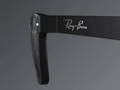 Ray-Ban New Wayfarer glasses 3D model