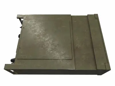 Radio military AN PRC-119 3D model