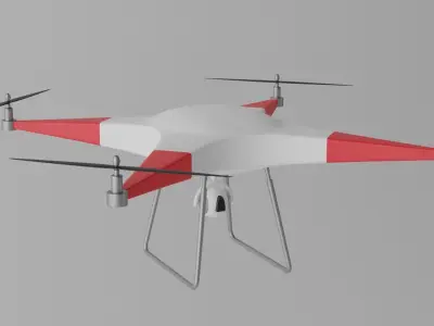 Cartoon Drone  3D model