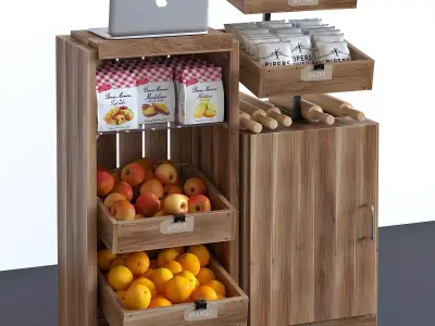 Crate Shelving Set 01 Part B 3D model