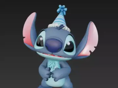 Stitch - Birthday 3D print model