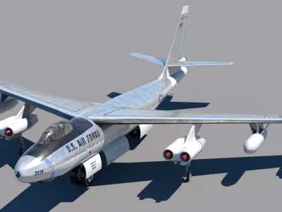 B-47E Stratojet 3D model