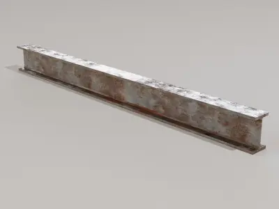 Metal Girder - Low-Poly PBR Low-poly 3D model