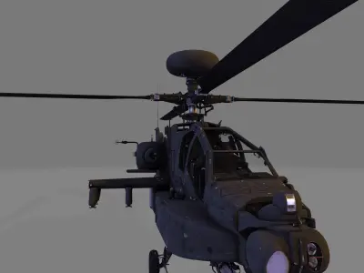 AH-64D 3D model