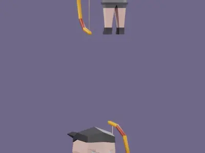 Low Poly Soldiers Low-poly 3D model