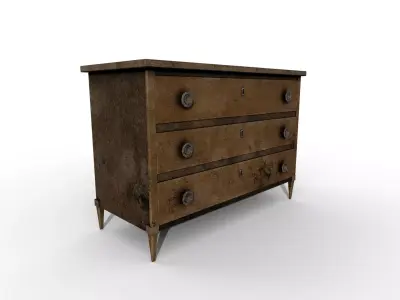 abandoned Convenient Low-poly 3D model