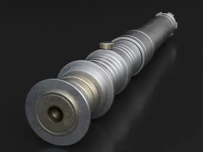 Darth Revan Lightsaber Red 3D model