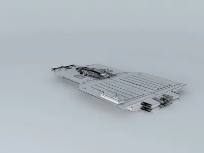 XAC Blue Dragon Space aircraft class Free 3D model