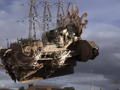 Dragon Queens Airship Hull 3 3D model