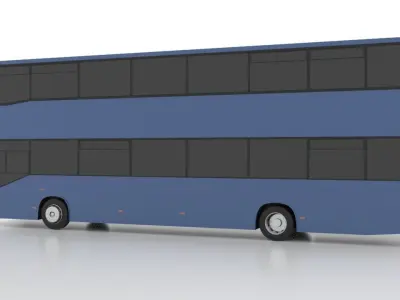 MAN 592 SD202 electric Low Low-poly 3D model