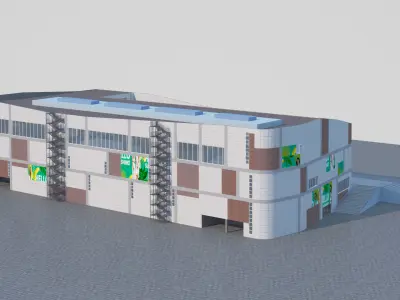 Shopping Mall 3D model