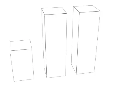 Files Low Poly three metal lockers Free low-poly 3D model