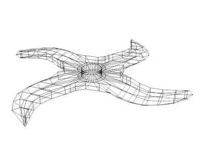 Throwing Star - Type 5 3D model