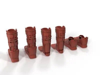 Feet Orthotics Darco with Off-Loading Shoes for 3D Print 3D print model