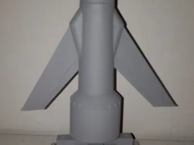 THUNDERBIRD 1 rocket 3D print model