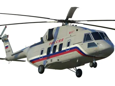 Mi-38 helicopter 3D model