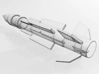 Missile 07 3D model