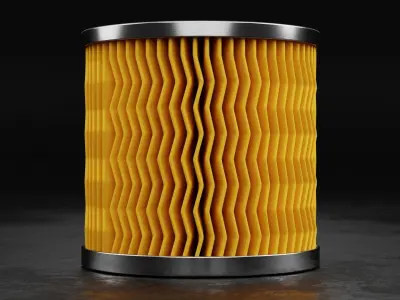 Car Filter Type G 3D model