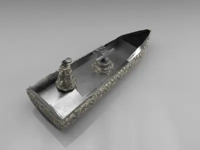 Unmanned Weaponized Sea Vehicle ULAQ 3D model