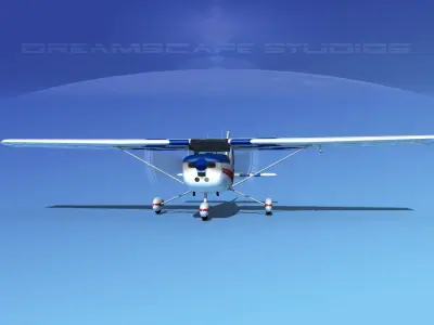 Cessna 150 Aerobat V11 3D model