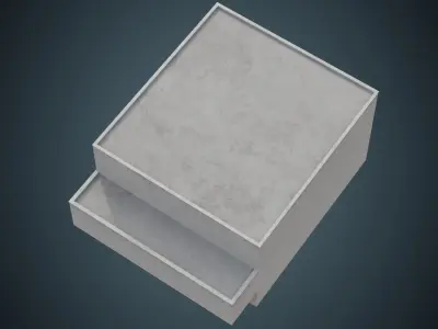 Building 7B Low-poly 3D model