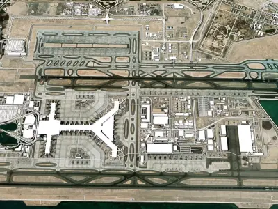 Hamad International Airport 3D model