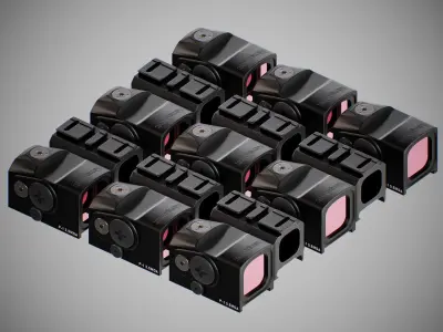 Aimpoin Acro P1 Low-poly 3D model