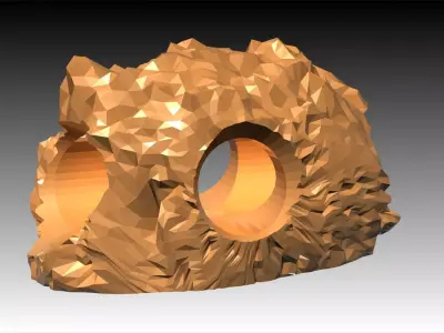 Aquarium-Ornaments Second cave Free 3D print model