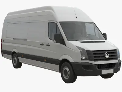 VW Crafter 2011 Panel Van L4H3 3D model