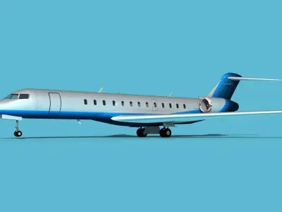 Bombardier Global 7000 V14 3D model