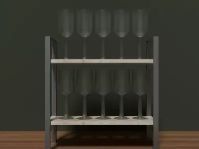 Shelf 07 Free 3D model