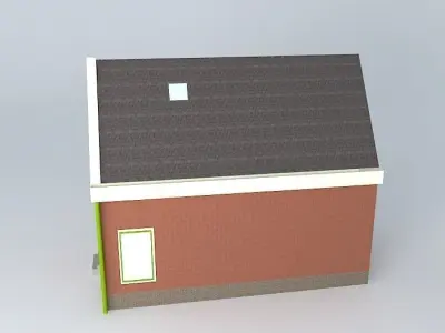 the old house of Ms. Douma, here spent many hours Free 3D model