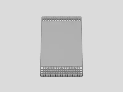 Basic Wire Display Stand - Geometry Only No Textures 3D model