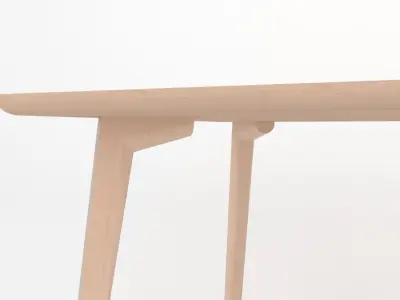 Karimoku New Standard Scout Table 90 Free 3D model
