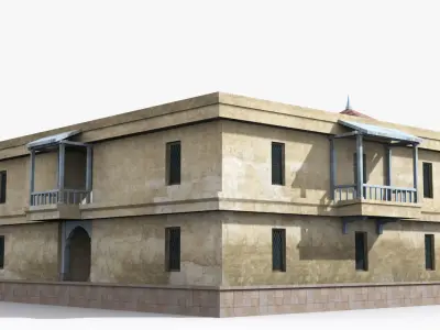 Arab x10 Low-poly 3D model