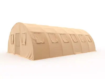 Military Tent 02 3D model