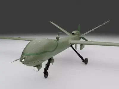 Military Drone 3D Model - High Quality Game Ready Detailed 3D model