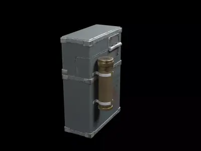 Cigarette Case Low-poly 3D model