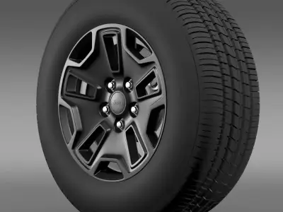 Jeep Wrangler Willys Wheeler Edition 2014 3D model