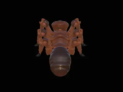 Flexi ant fantasy print in place insect Free 3D print model