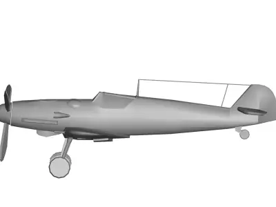 Messerschmitt Bf 109 3D model