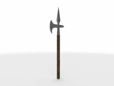 pole axe 01 3D model