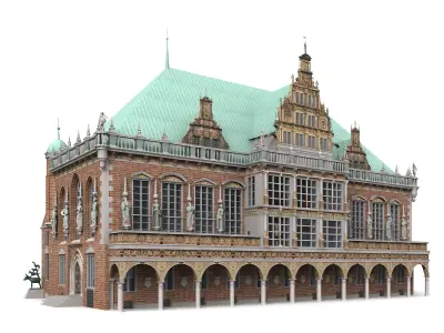 Town Hall of Bremen 3D model